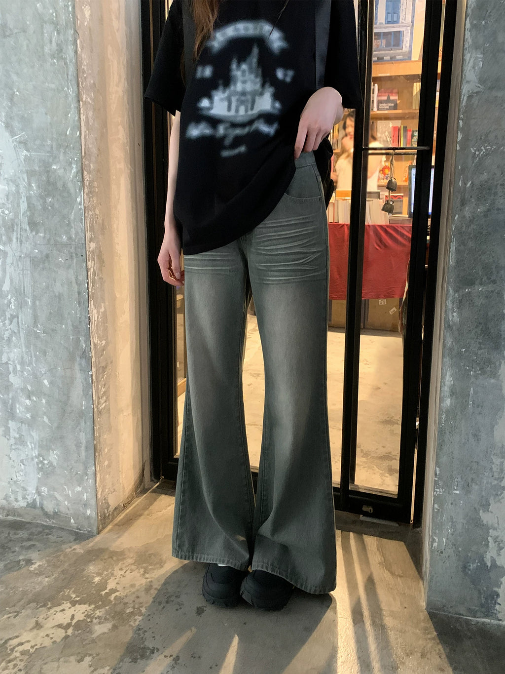 KANO Vintage Straight Pull Jeans