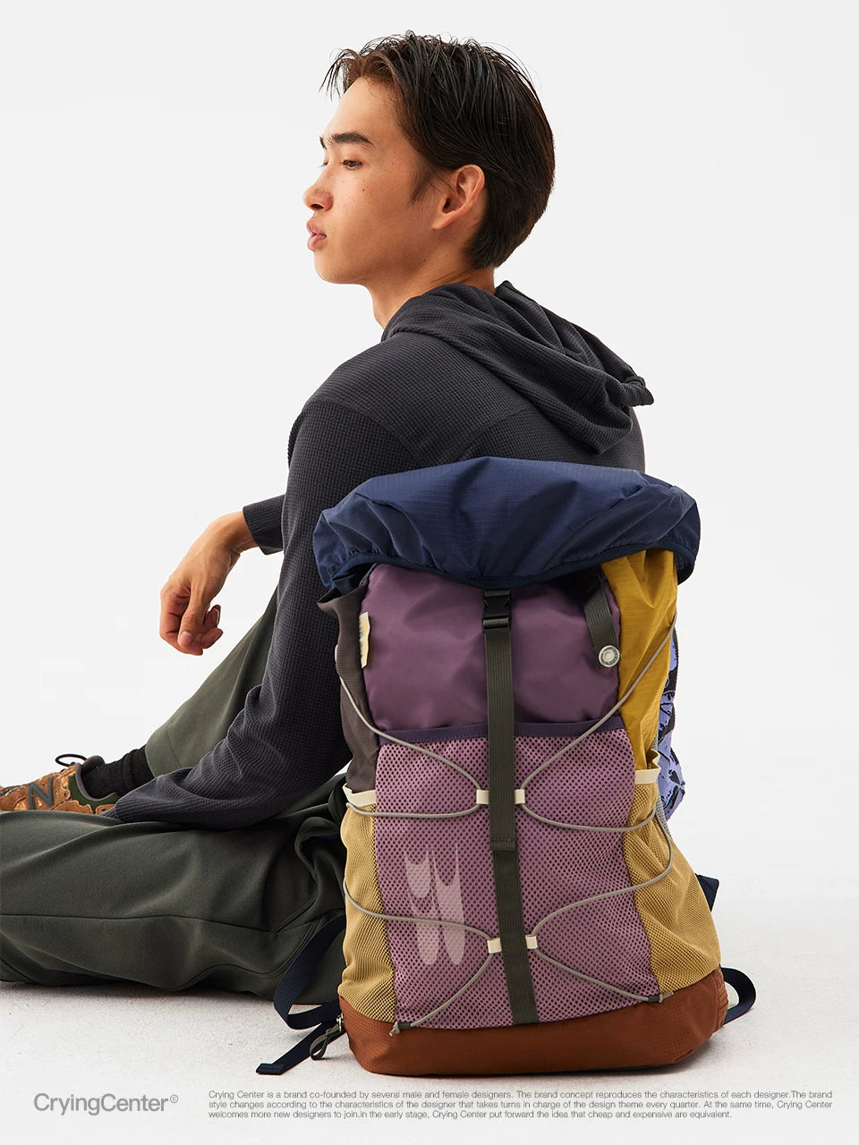CryingCenter Multicolor Splicing Sports Shoulders