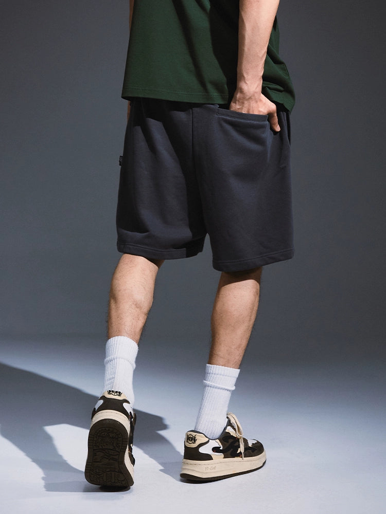 Remedy Guochao Seal Heavy Five-point Sweatpants