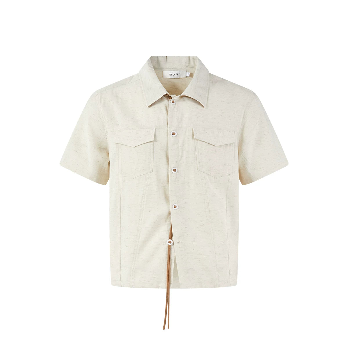 KREATE Contrasting Streamer Casual Shirt