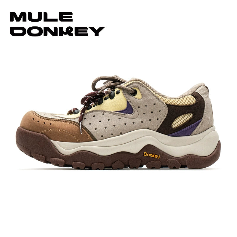 Donkey Makes Old Contrasting Color Breathable Casual Sneakers