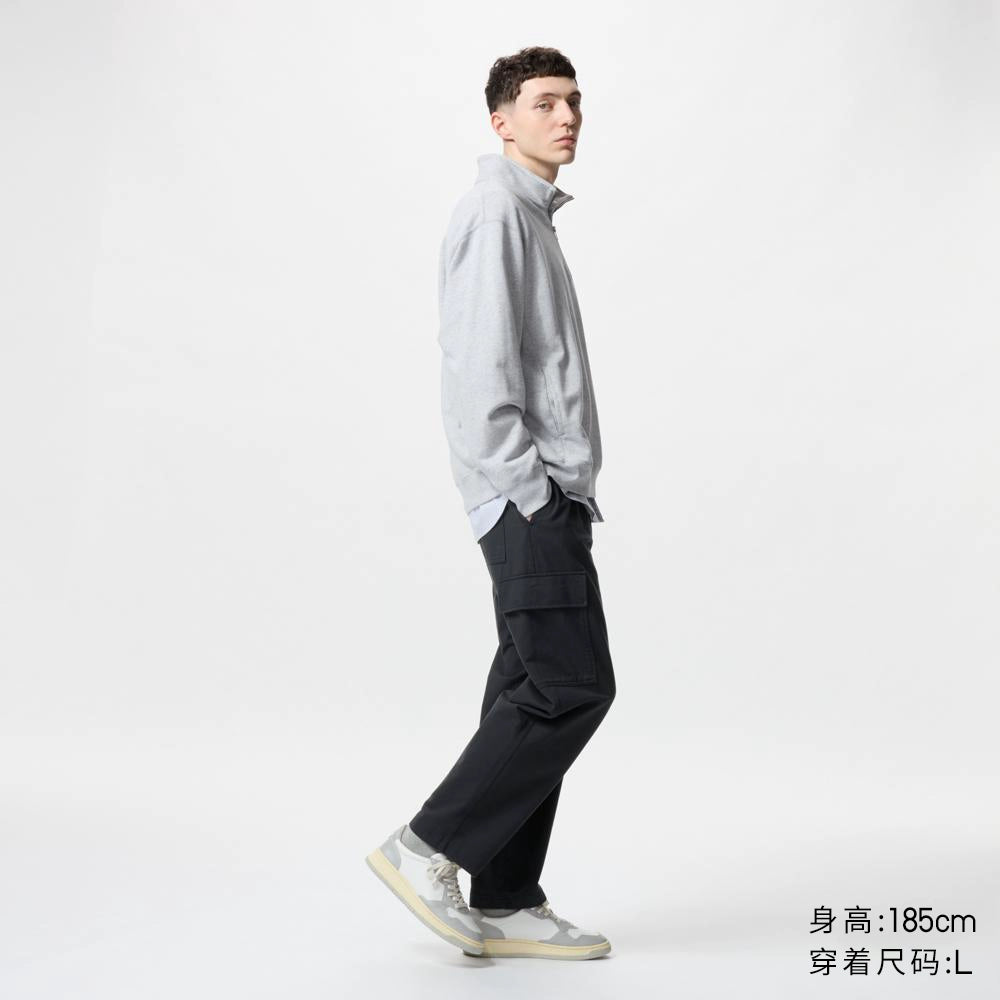 Uniqlo men's clothing and women's clothing washed loose casual tooling nine-point pants/easy casual pants 474100 473177