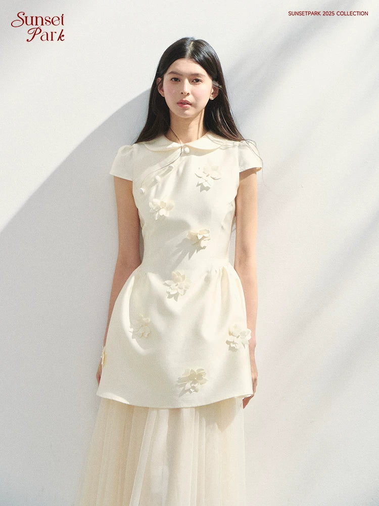 SunsetPark Doll Collar Casual Dress