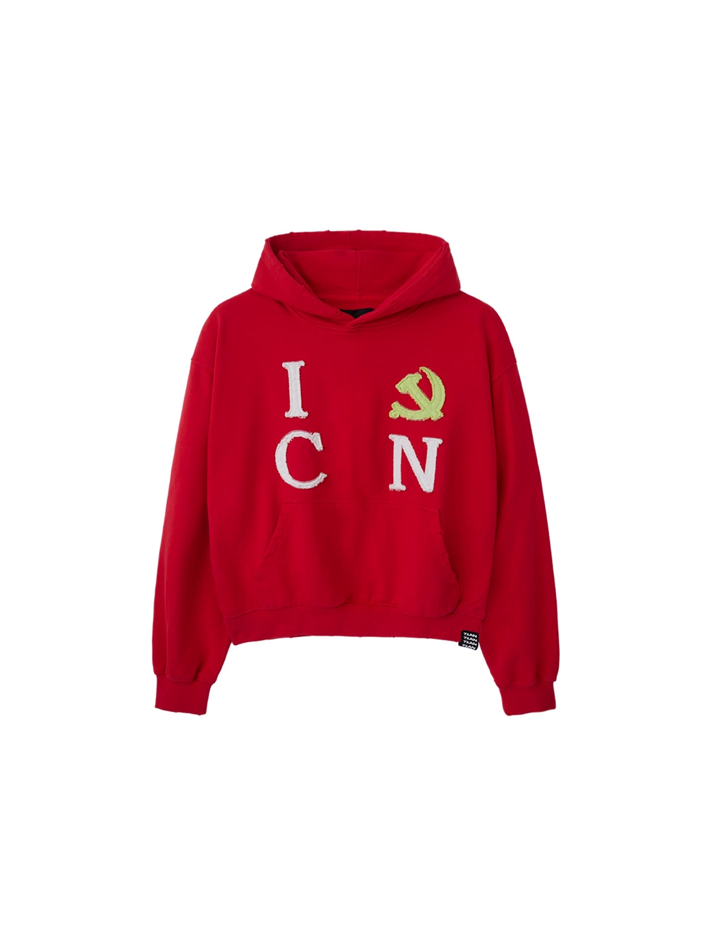 71AN Tagline ILOVECN Hooded Sweater