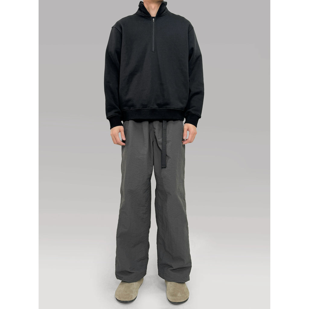 PLUS NO LOGO Half Zipper Polished Sweater