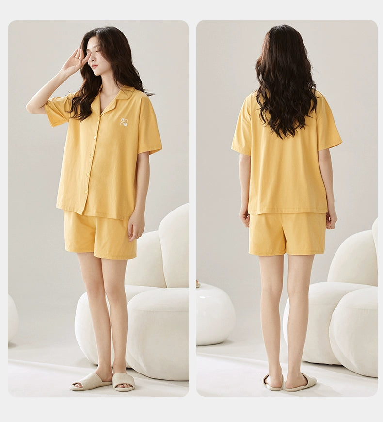 Urban Butterfly Ice Silk Loungewear Set