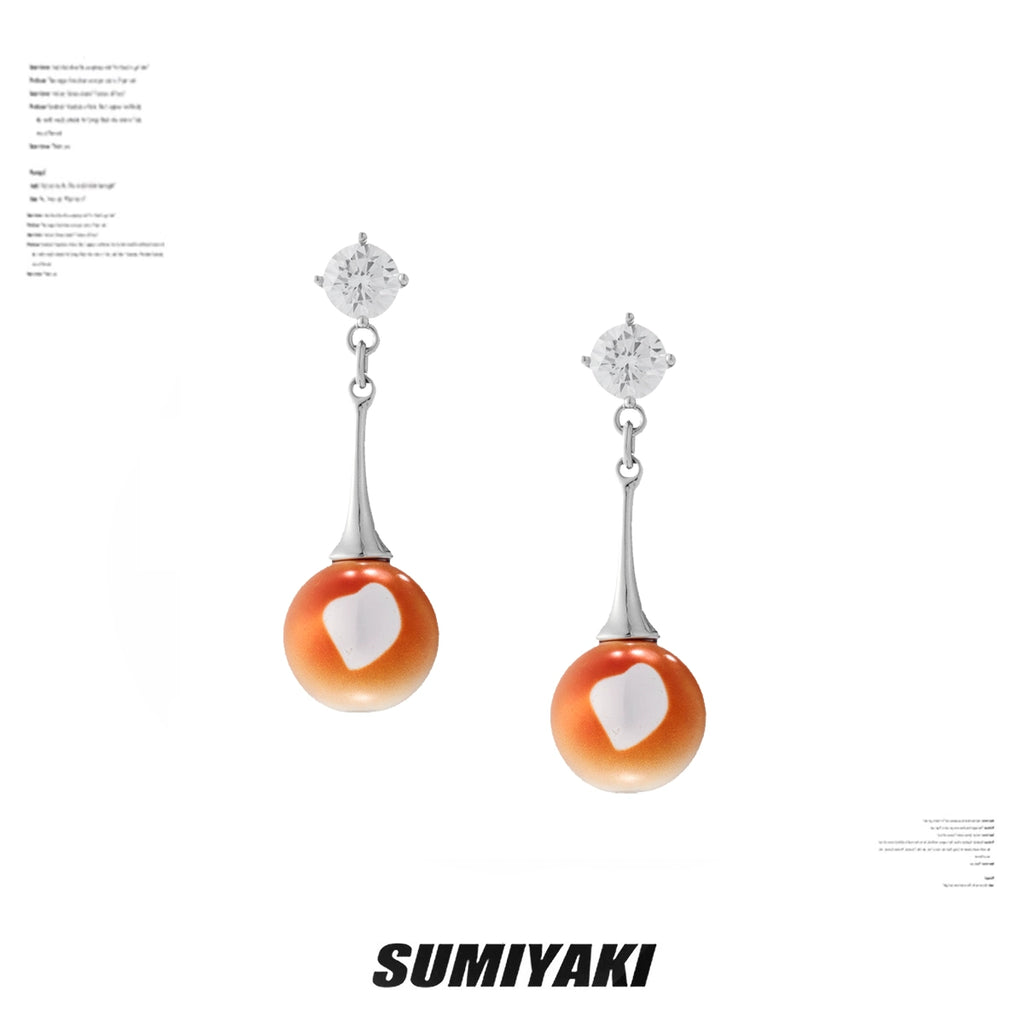 SUMIYAKI Burning Broken Pearl Necklace
