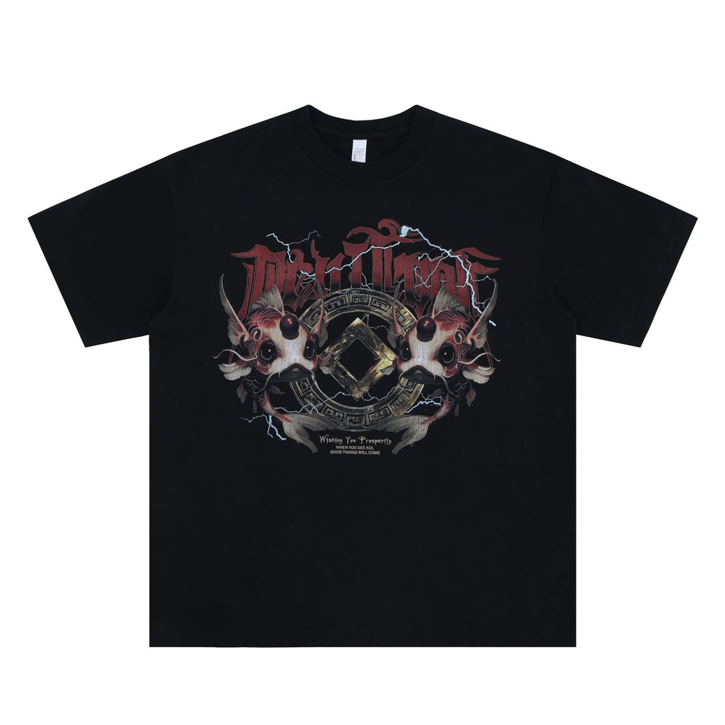 FORGIVNESS SUPER WAY Tide Brand Casual Loose Tee