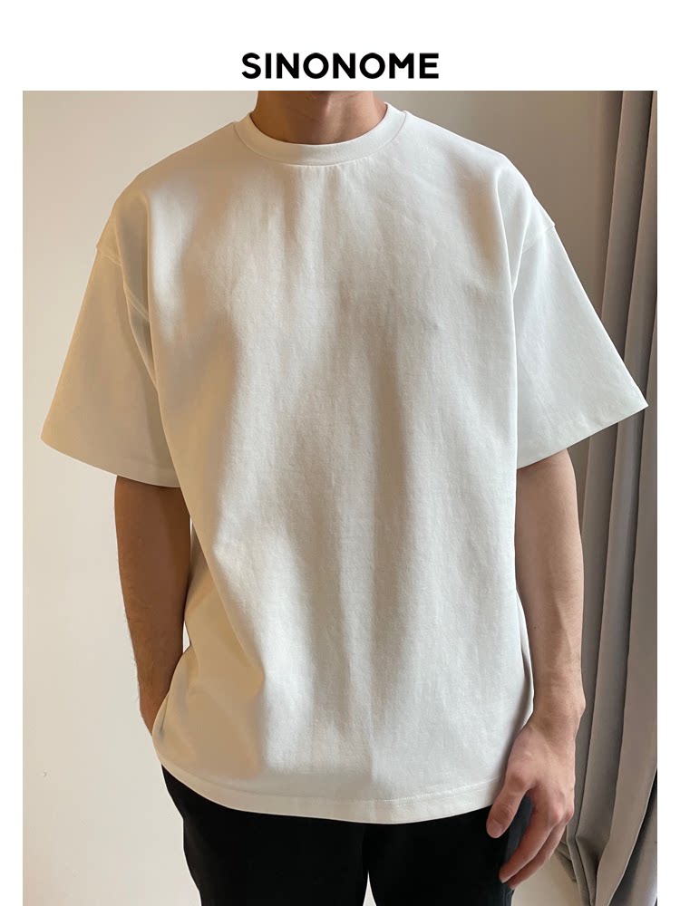 SINONOME Crew Neck Shape Cool Tee