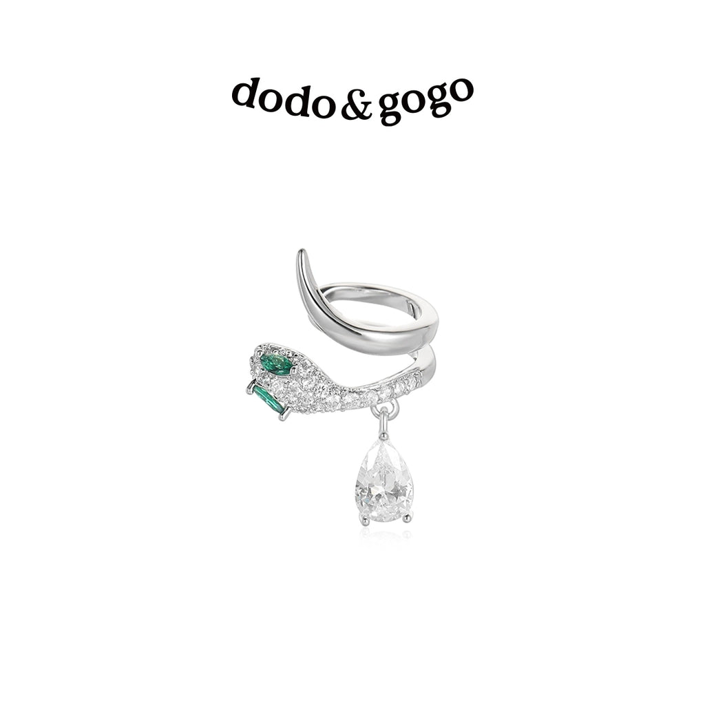 DODOGOGO Light Luxury Snake-shaped Ear Bone Clip Without Ear Hole
