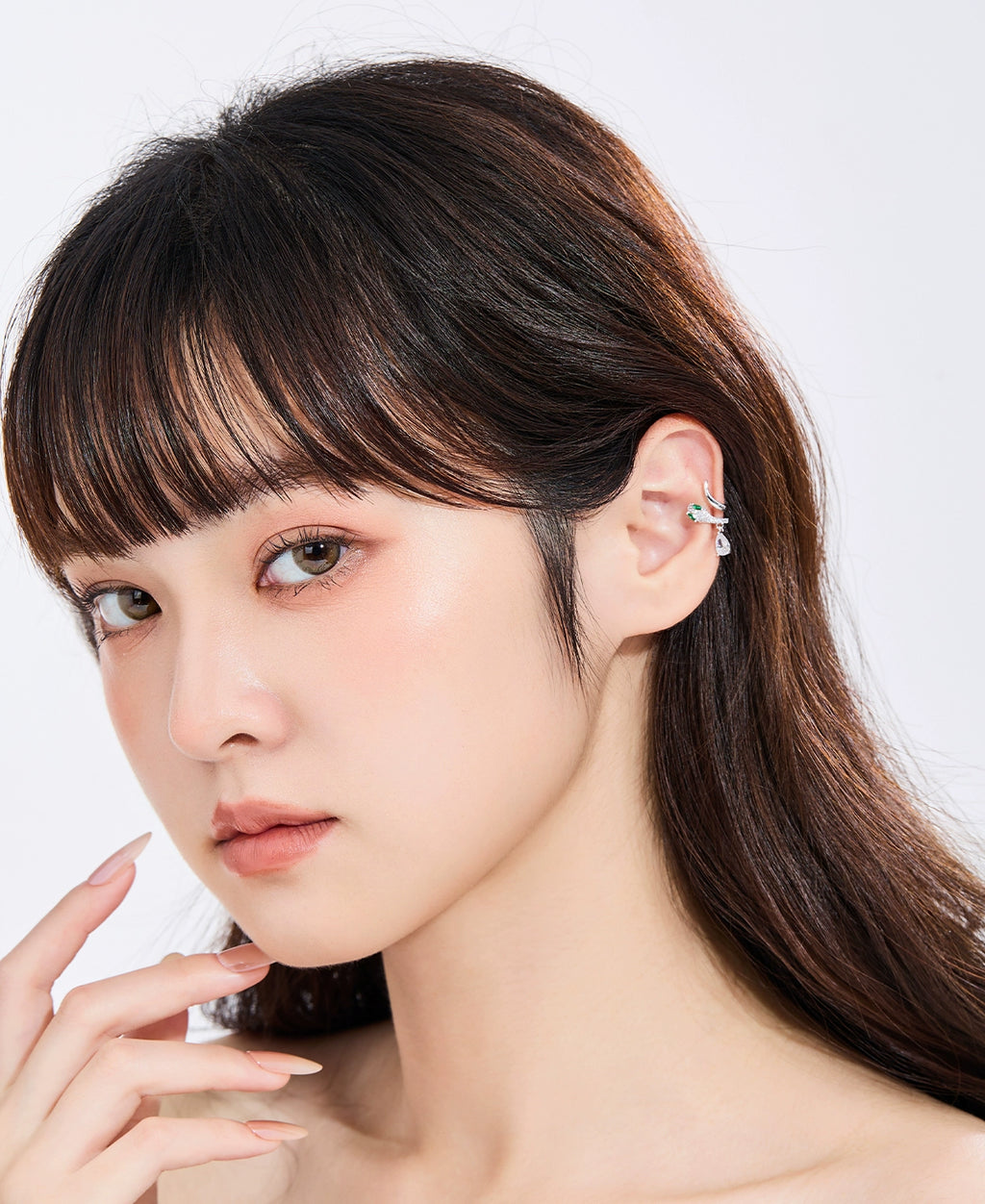 DODOGOGO Light Luxury Snake-shaped Ear Bone Clip Without Ear Hole