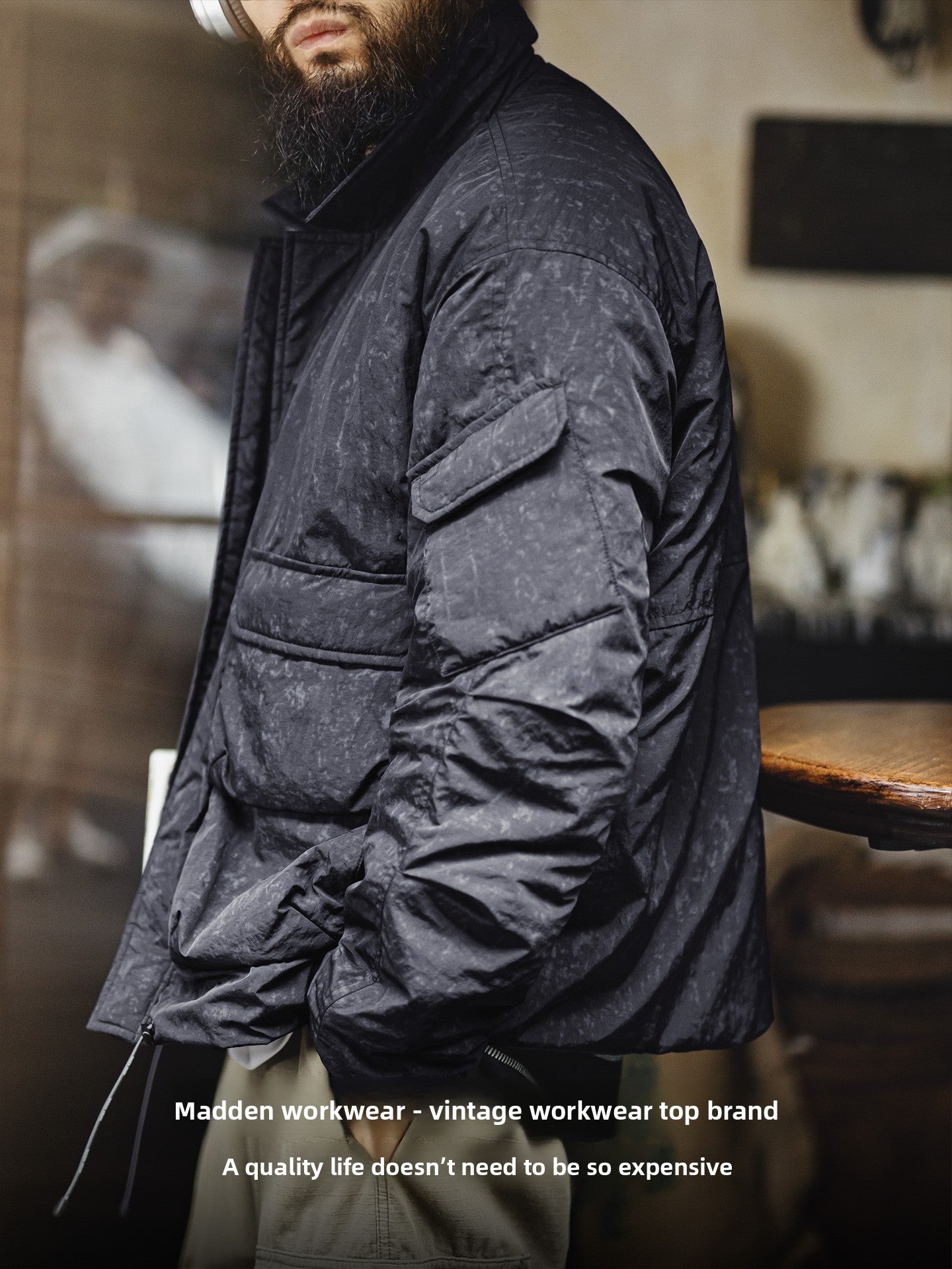 Madden M65 hunting stand-up collar cotton jacket