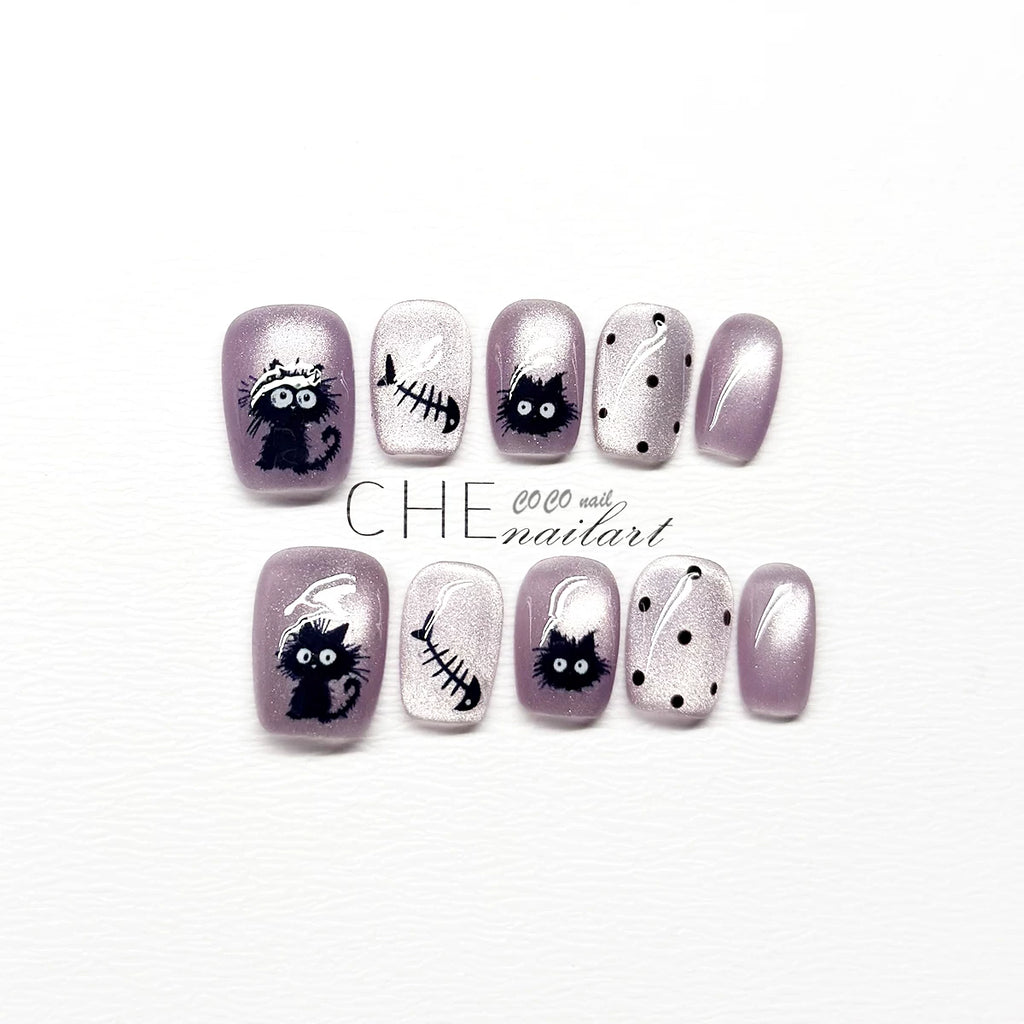 COCO Sweet Cool Cute Handmade Manicure Wear Nail