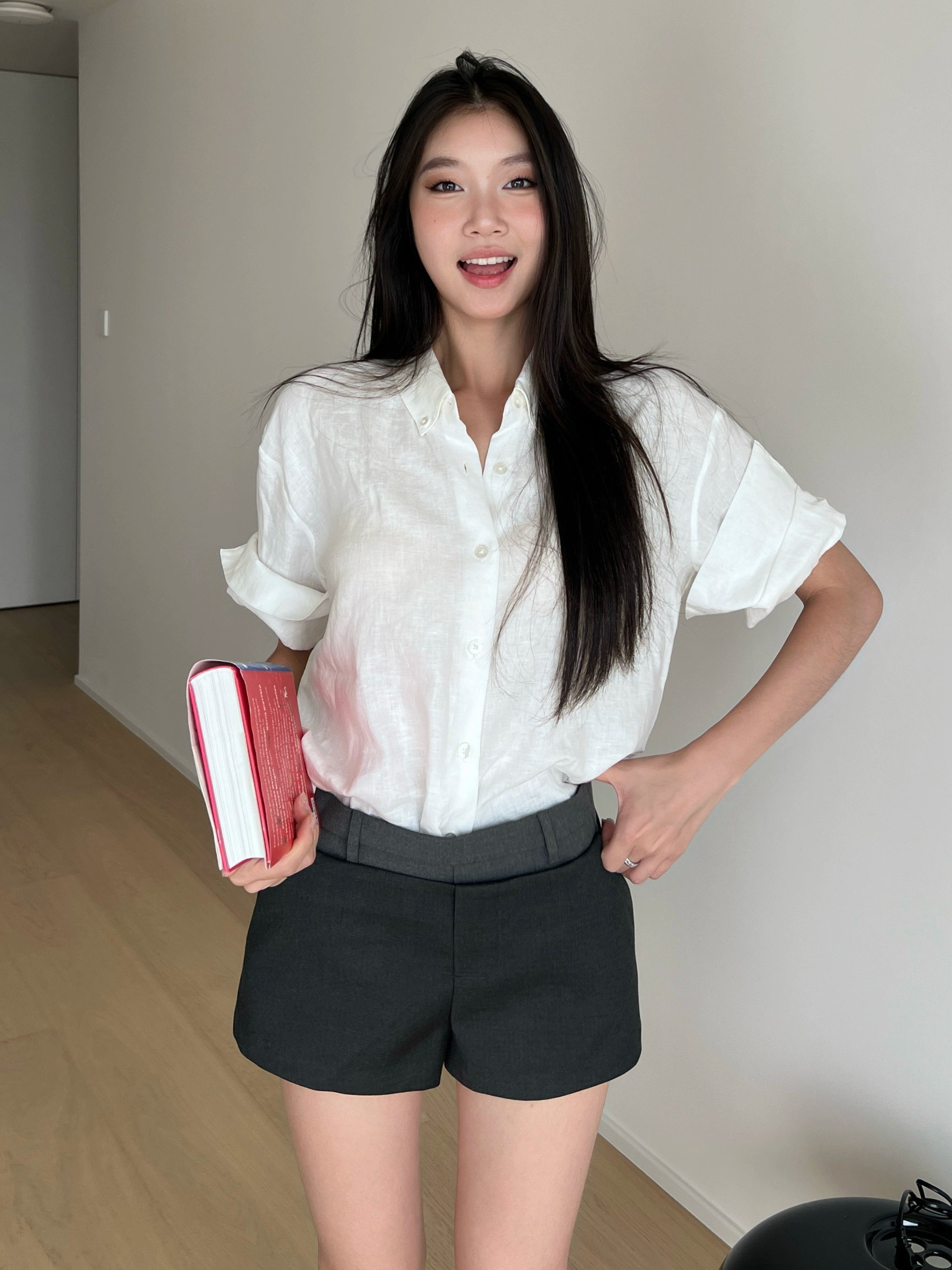 WITHMIN Loose and Slim Casual Shirt