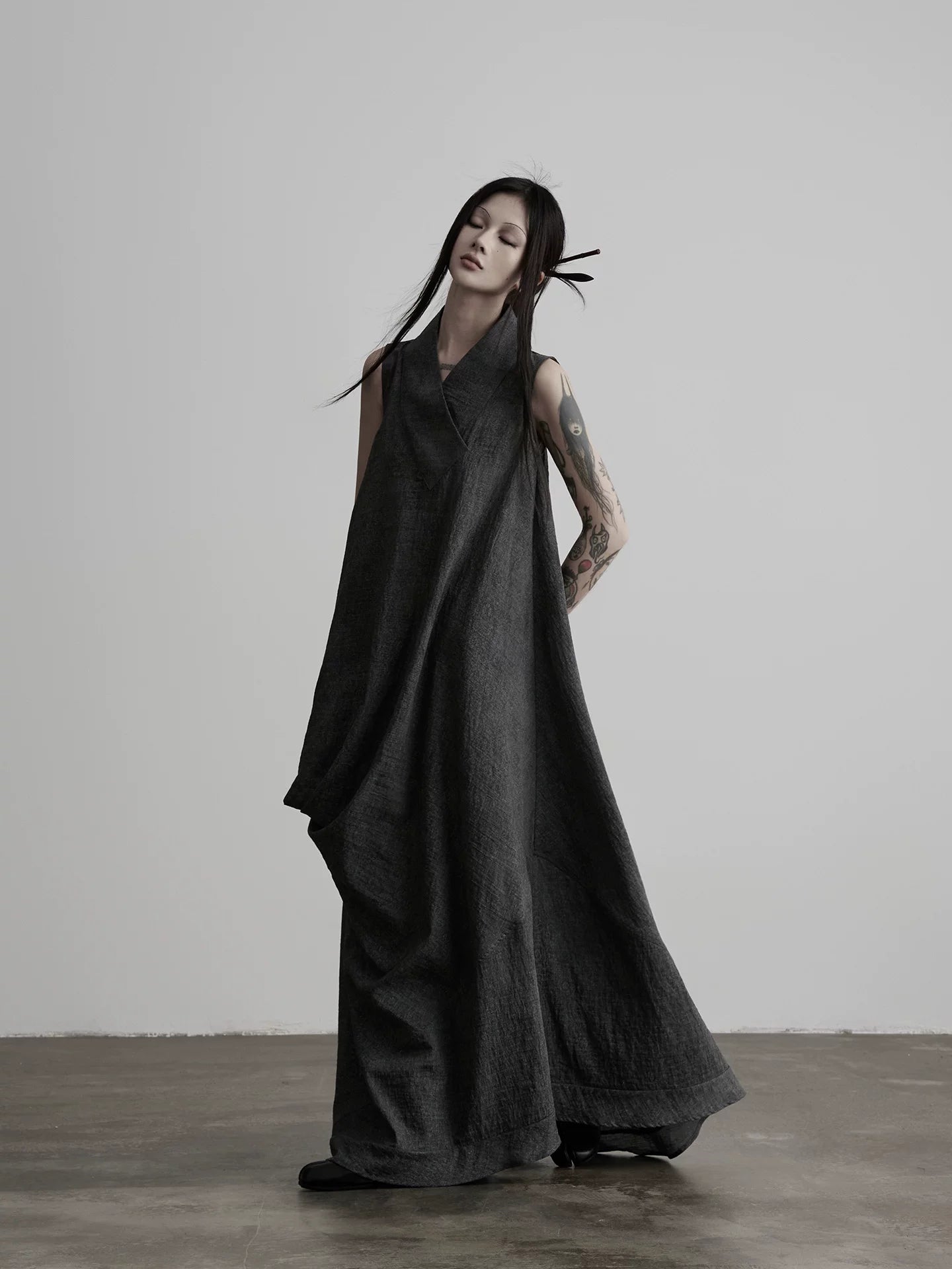 INDULGE Vintage Sleeveless Long Dress