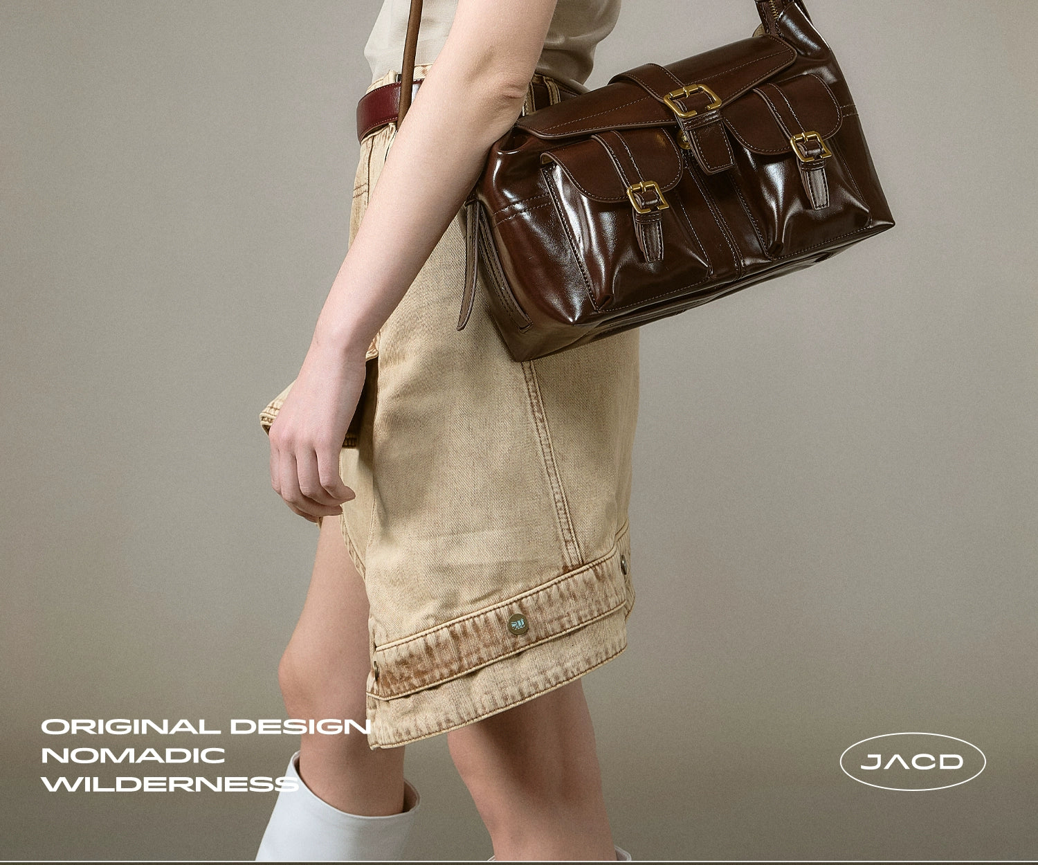 JACD Premium Light Luxury Niche Shoulder Messenger Bag
