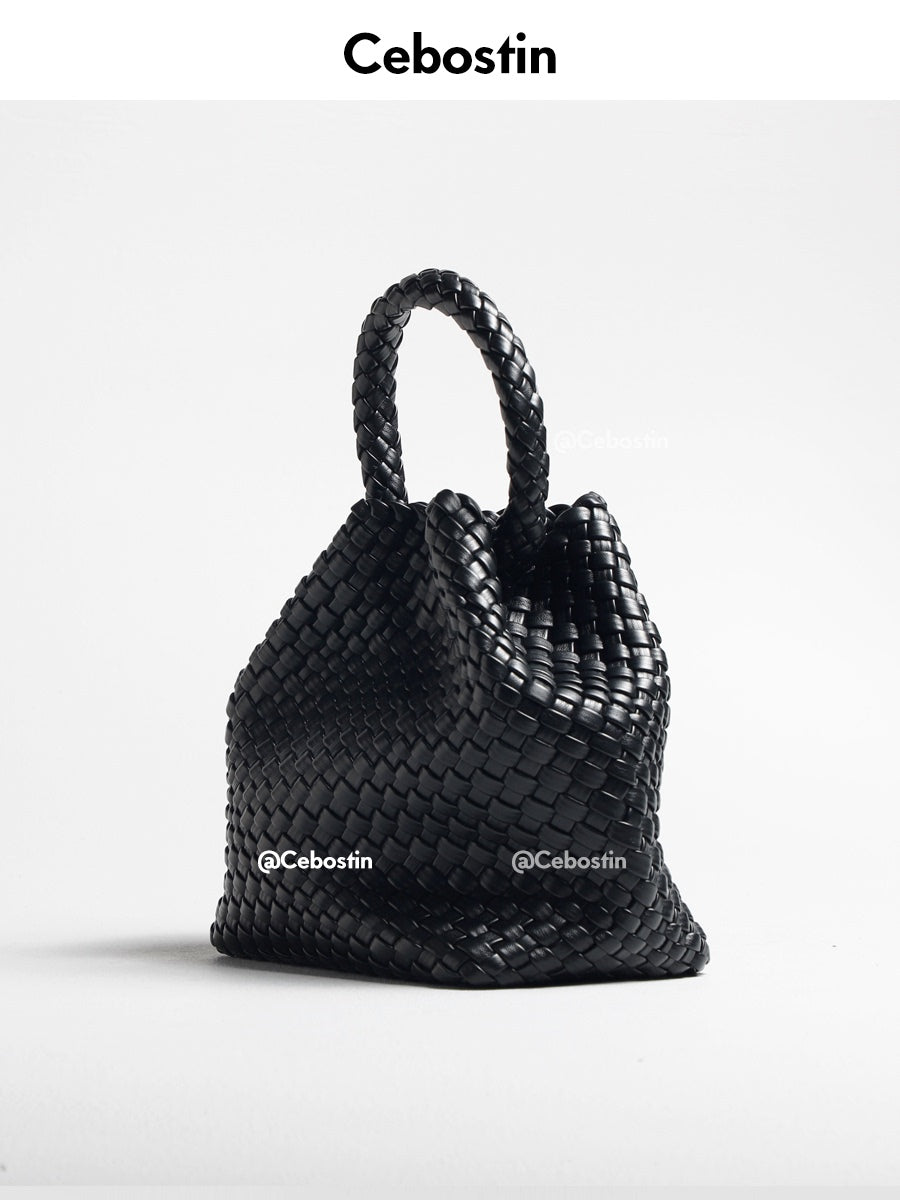 Cebostin Braided Large Capacity Oblique Span Bag