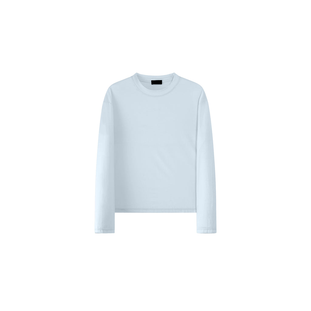 PLUS NO LOGO Simple Casual Versatile Soft Long Sleeve