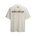 WildX Handwritten Vintage Letter Small Neckline Tee