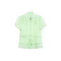 JIKOO Lace Drawstring Thin Shirt