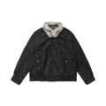 CHANYOOU Vintage Suede Fleece Collar Fleece Jacket