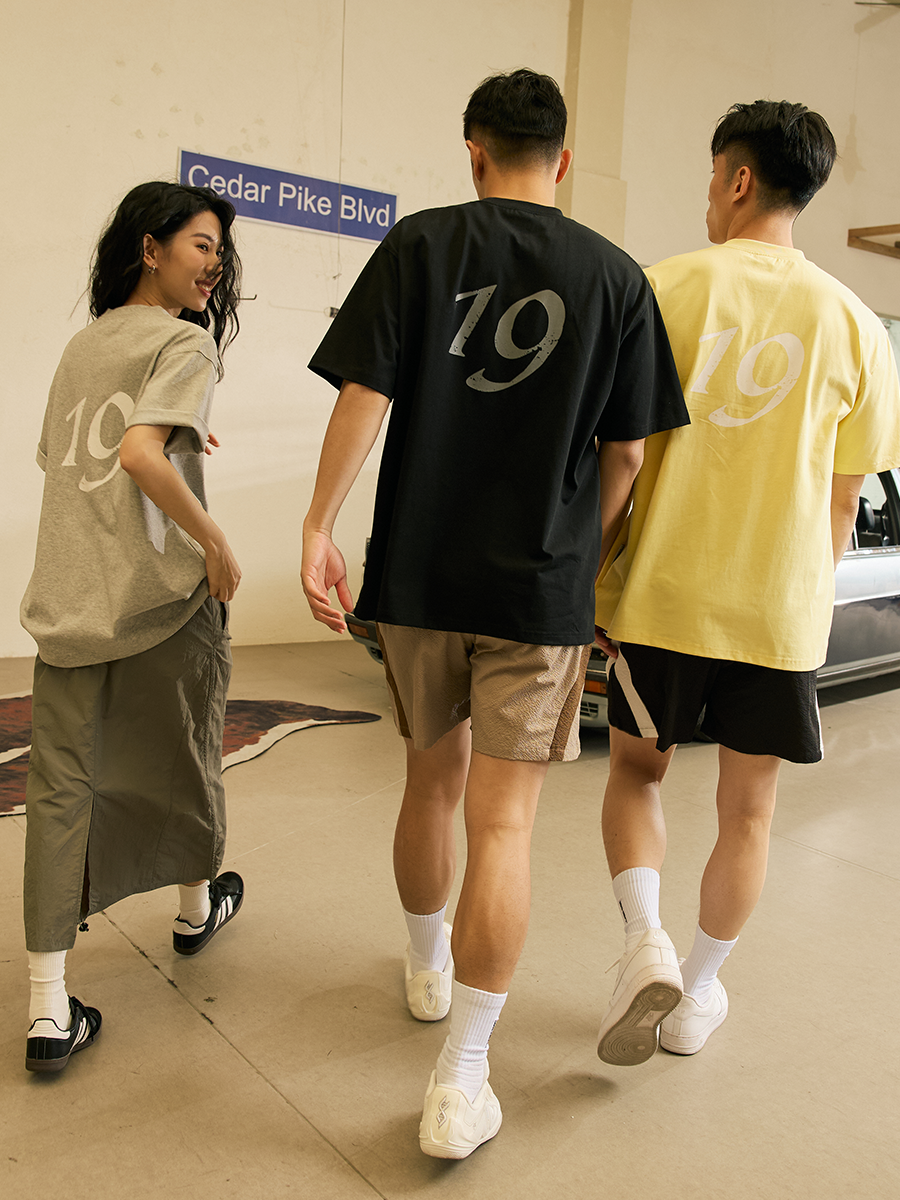 LUSHISI Quick-drying Moisture-absorbing Retro Tee