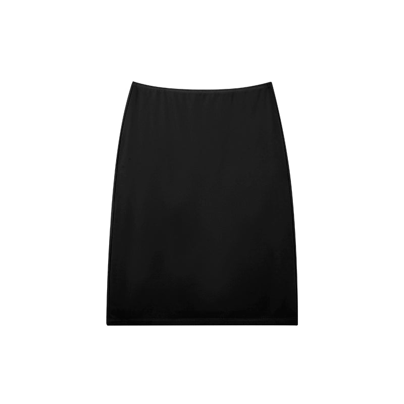 Zero Straight Slim Fit Versatile Casual Spice Girl Low Waist Skirt