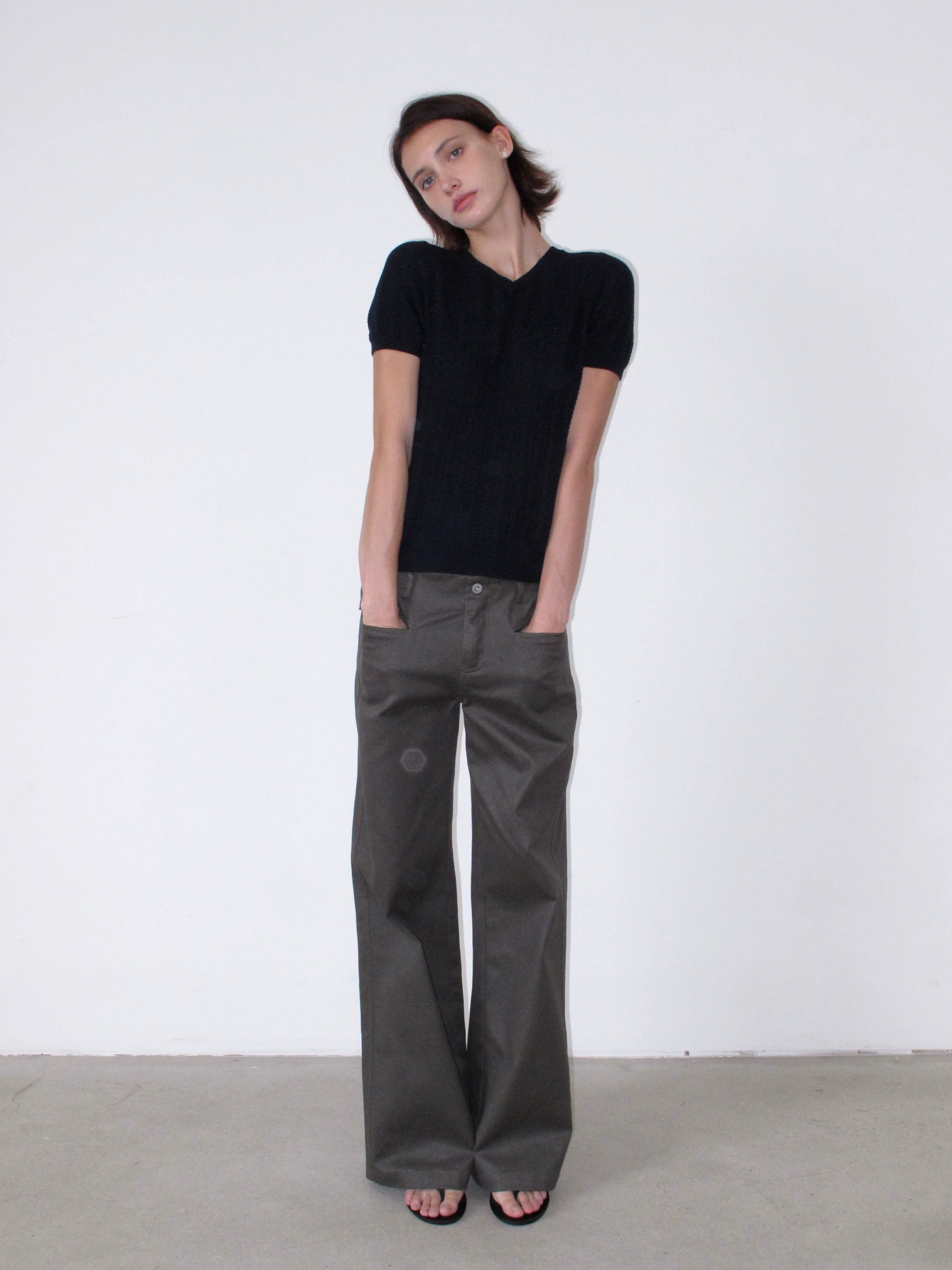 NOT UGLY Vintage Versatile Low Waist Casual Pants