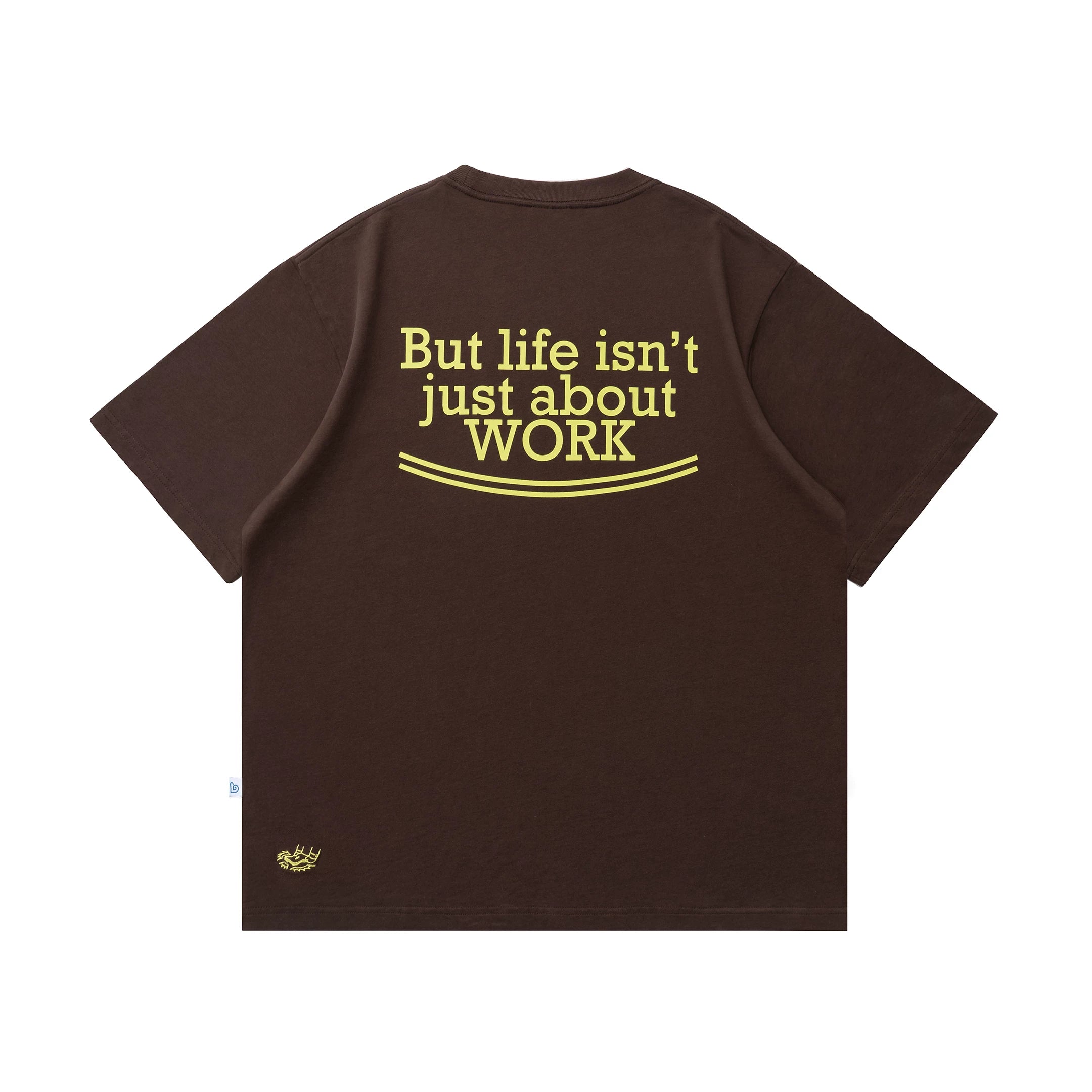 BENT IDEA Letter Print Casual Breathable Tee
