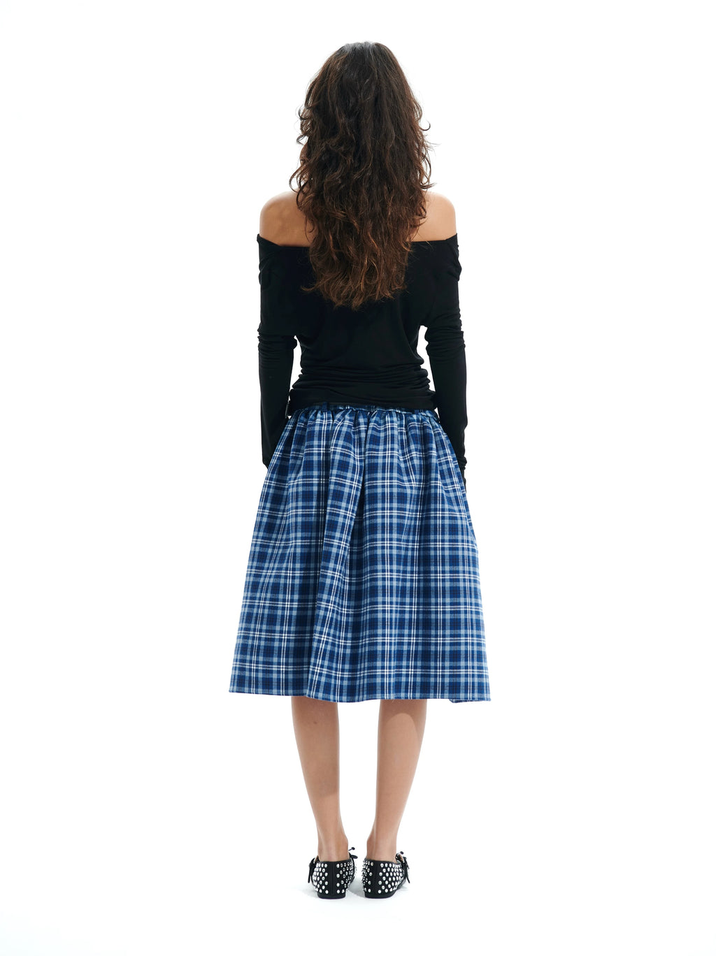 Two Little Guys in Lazy Plaid Silhouettes