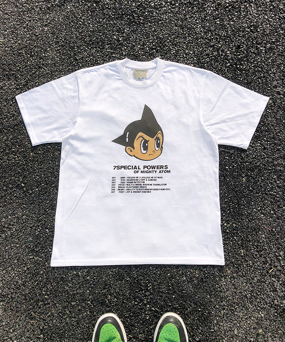 Wang Youbing Studio! Astro Boy 220g 100% Cotton Tee