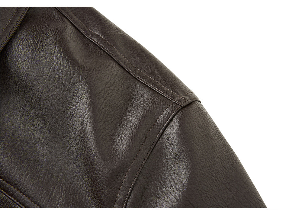 EME Retro Lapel Loose Thermal Jacket