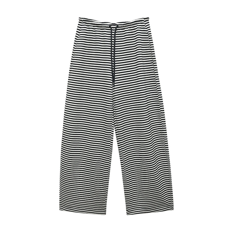 Audwyn Striped Scimitar Drawstring Sweatpants