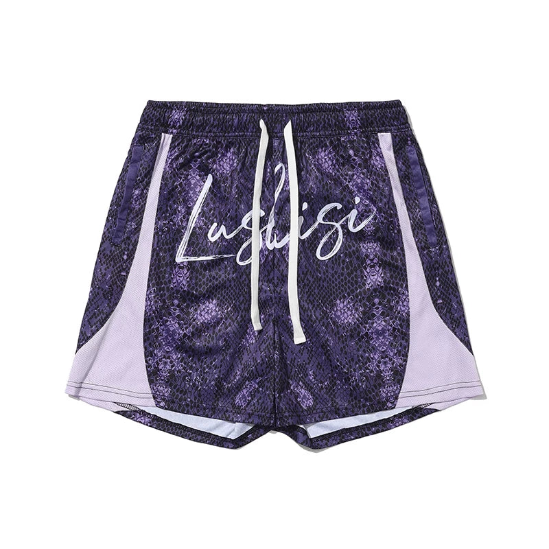 LUSHISI Breathable Moisture Wicking Sports Shorts