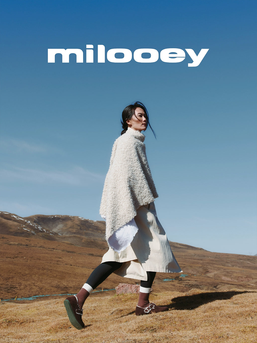 Milooey Vintage Leather Fleece Round Head Shoes