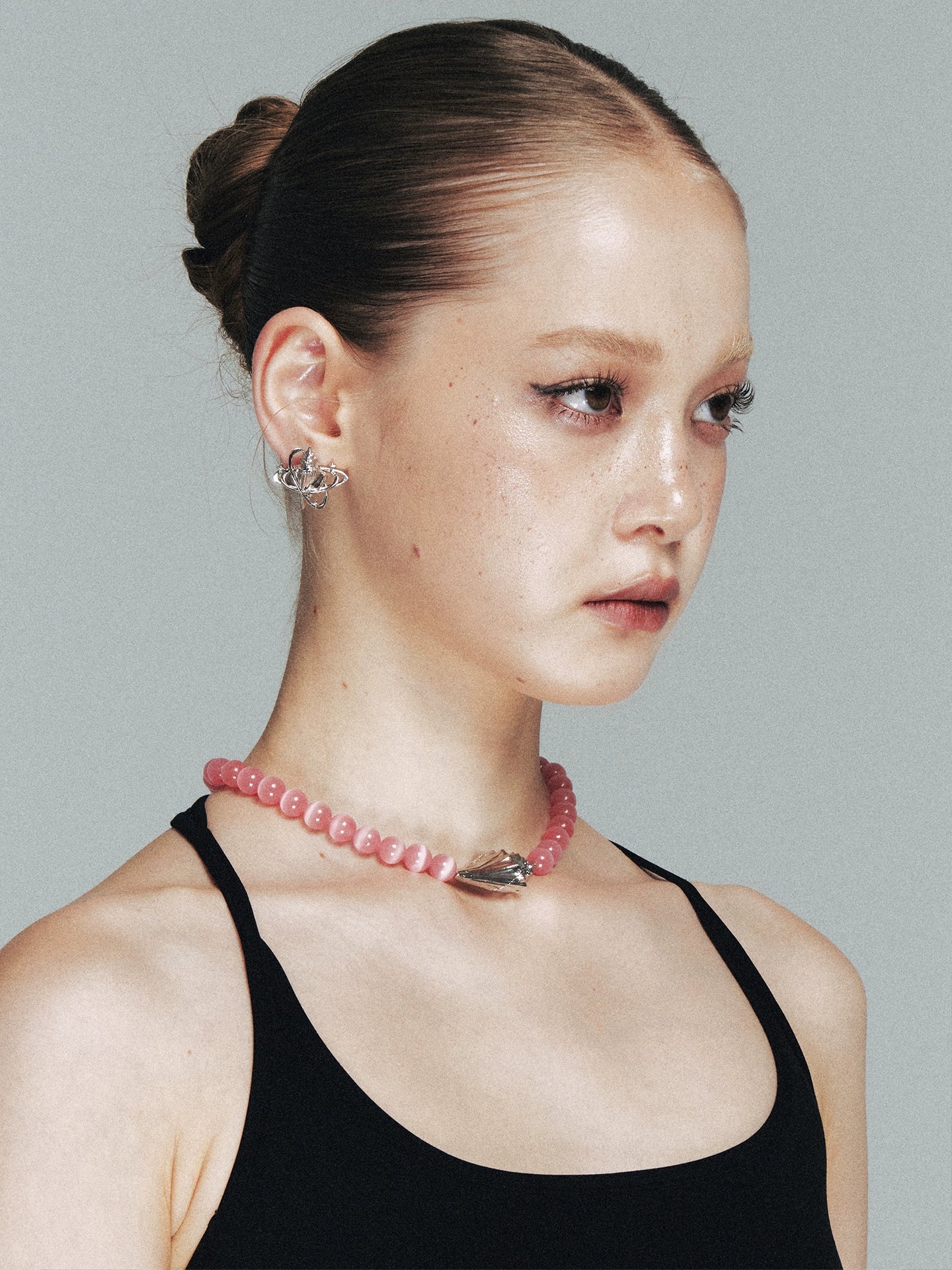 1JINN Conch Star Pink Crystal Necklace