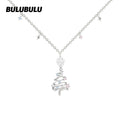 BULUBULU Colorful Dream Christmas Tree Necklace