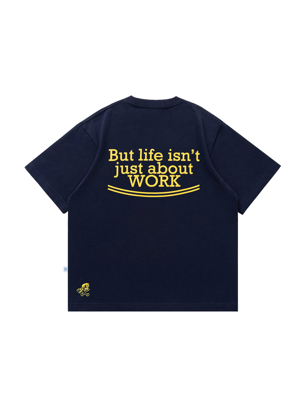 BENT IDEA Letter Print Casual Breathable Tee