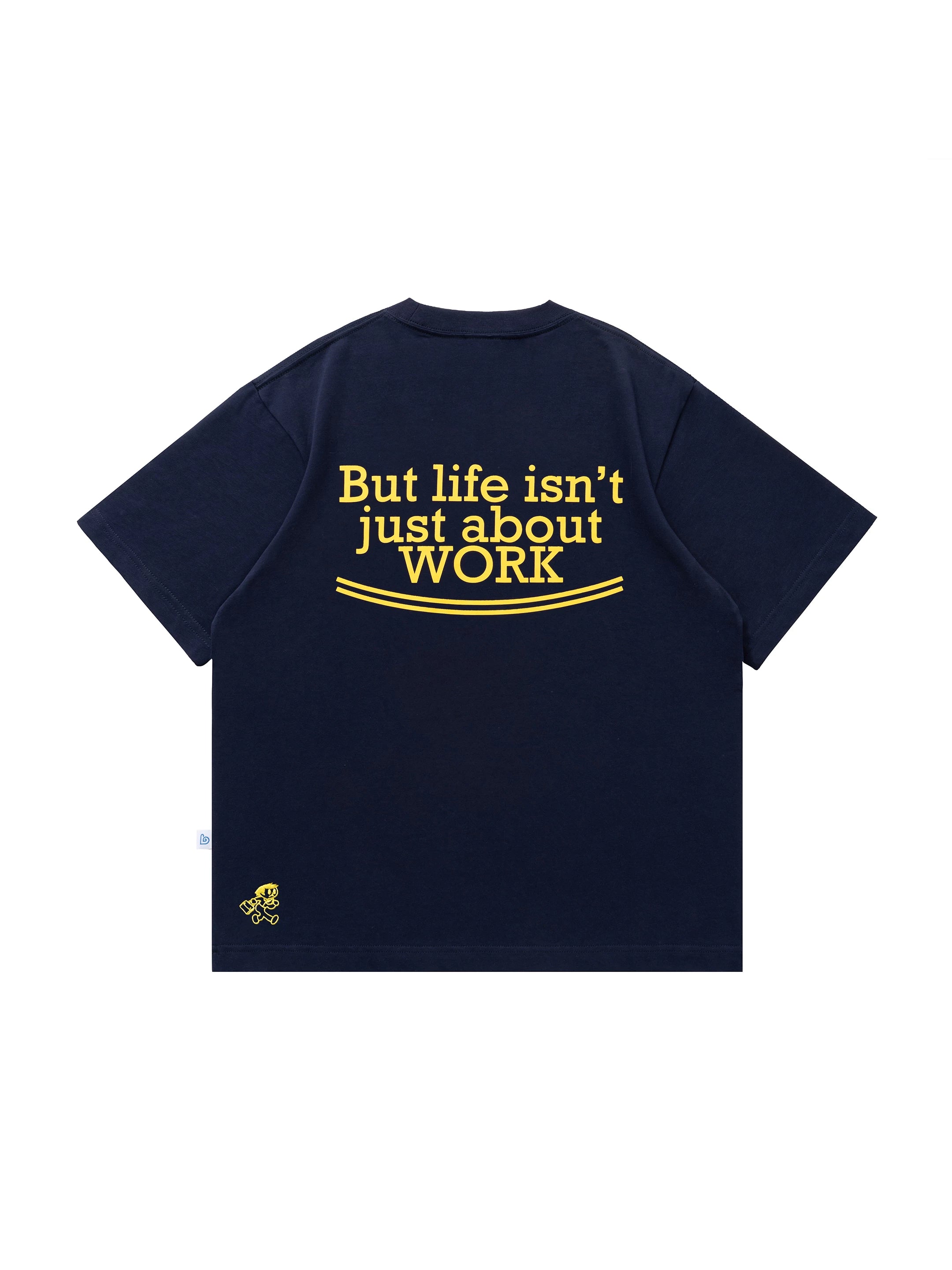 BENT IDEA Letter Print Casual Breathable Tee