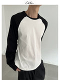 COLN Simple Contrasting Color Shoulder Sleeve Base