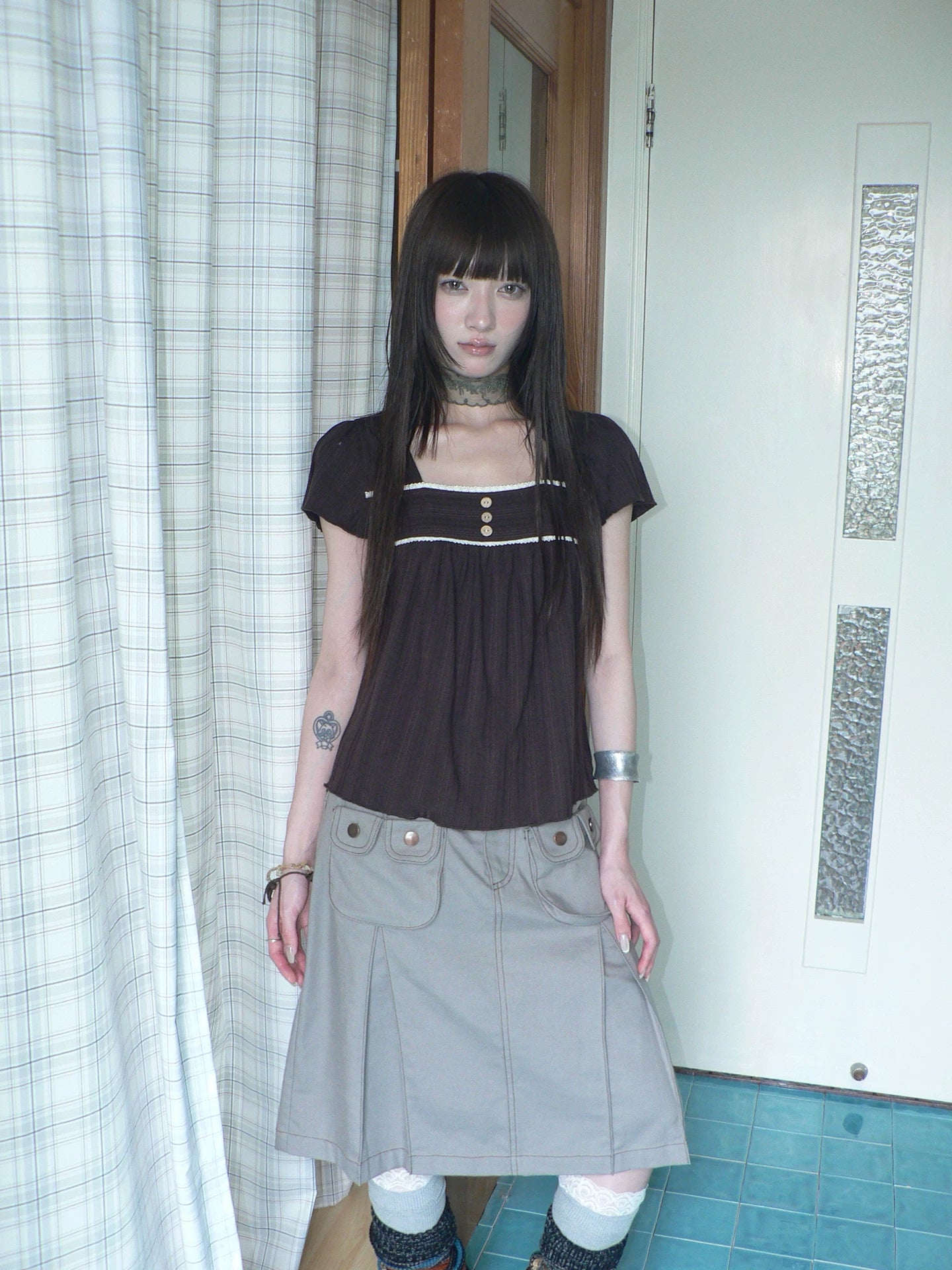 Ang: Project Lace Stitching Versatile Tee