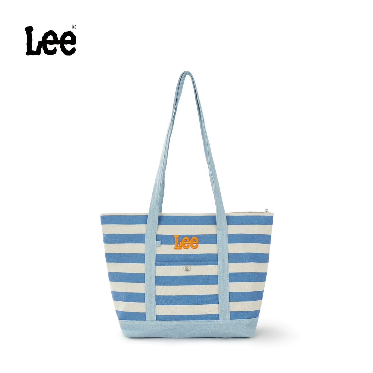 Lee Stripe Large Capacity Casual Versatile Tote Bag