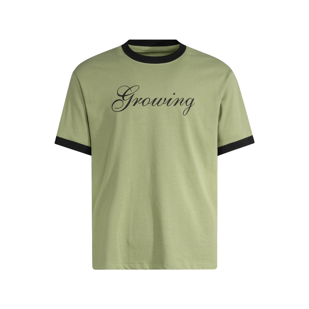 MT99 Simple Letter Printing Color Matching Tee