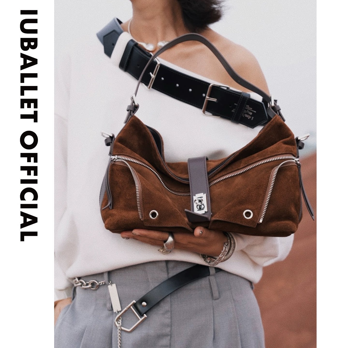 IUBALLET Large Capacity Shoulder Underarm Bag