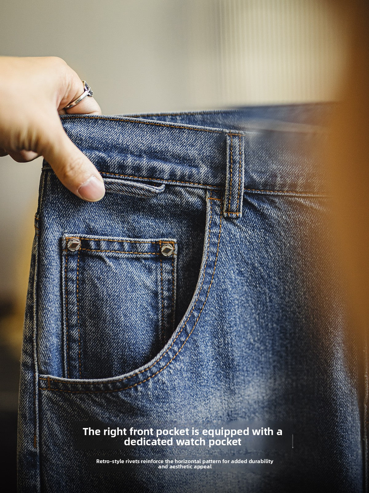 Madden Retro Cat Whiskers Washed Jeans