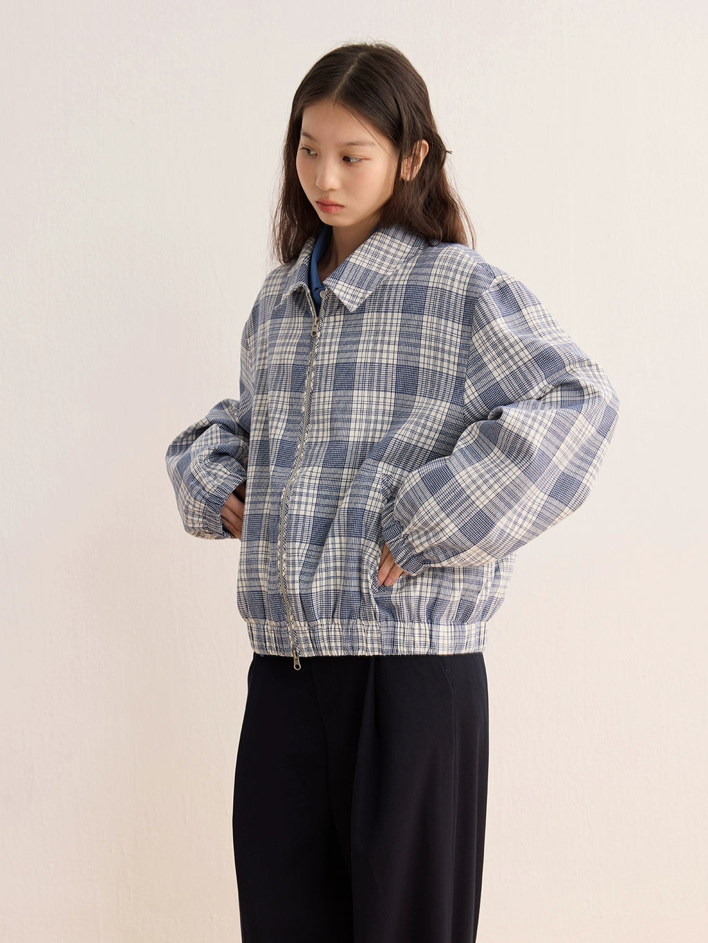 CARPEM Short Plaid Jacket