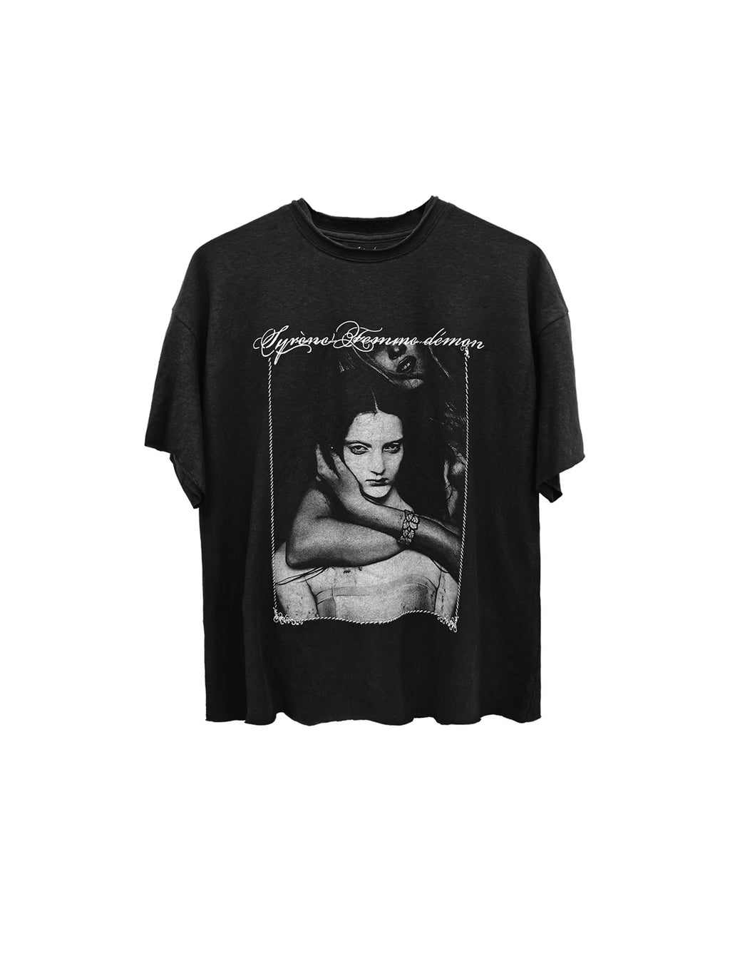 WANNA LAB Embroidery Loose Casual Tee