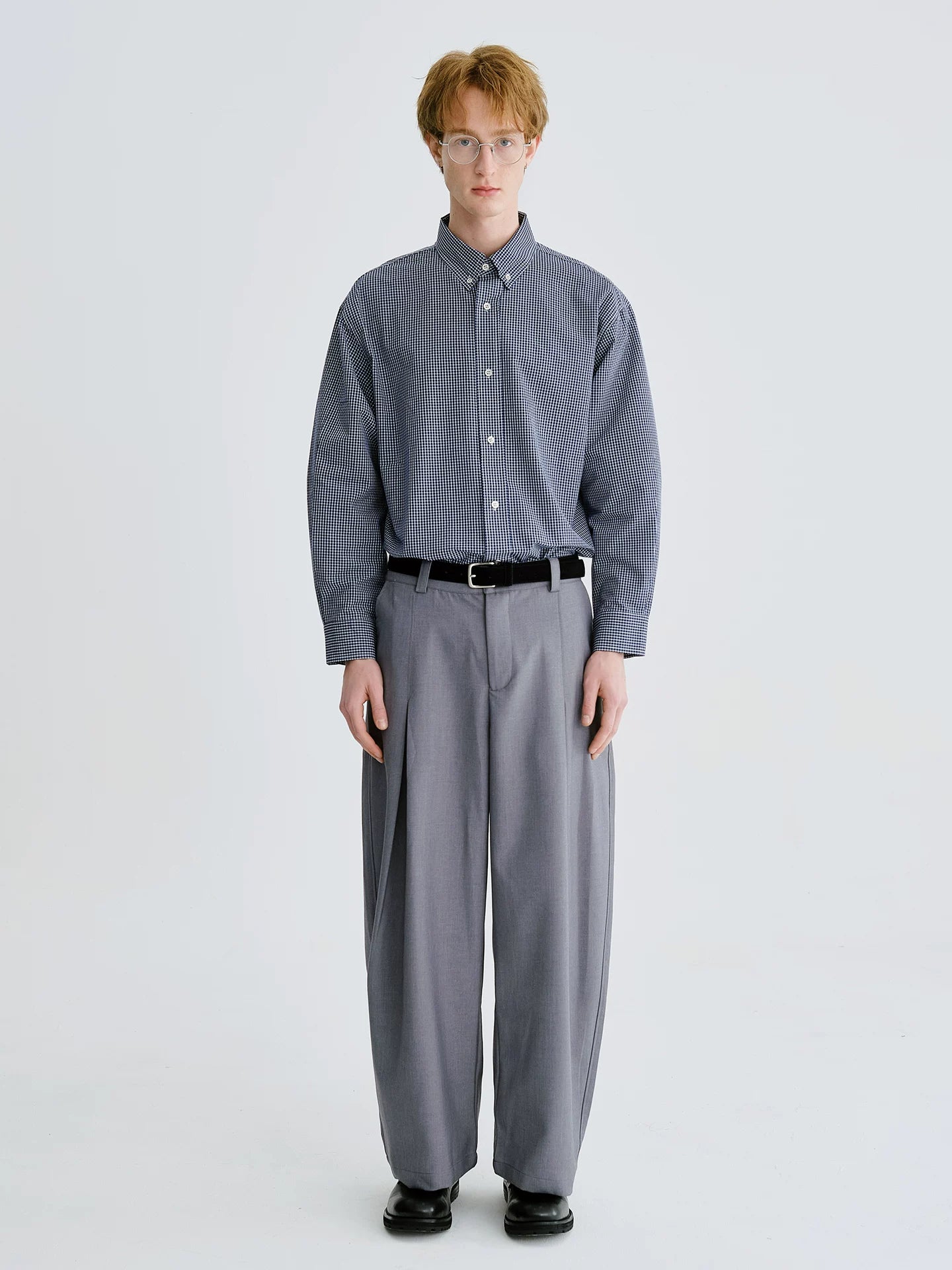 LIVINGTOWN Versatile Simple Plaid Shirt