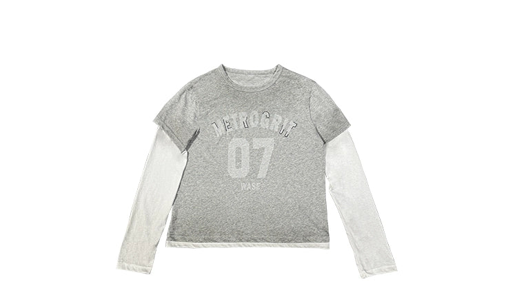 WASE Spray Dirty Smudge Digital Logo Printing Long Sleeve