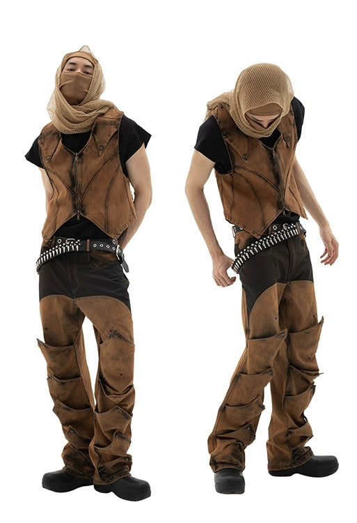 DND4DES Extra Dark Metal Bullet Jeans Belt Belt